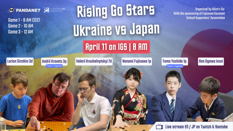 Rising Go Stars! - Ukraine vs Japan Match | April 11, 8 AM
