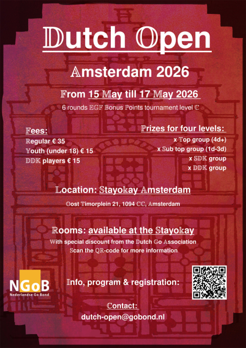 Upcoming - The Dutch Open 2026!